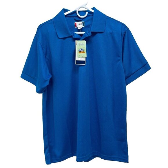 Clique Shirt Size M Men’s blue polo short sleeve Reg. Trademark New - Picture 1 of 8